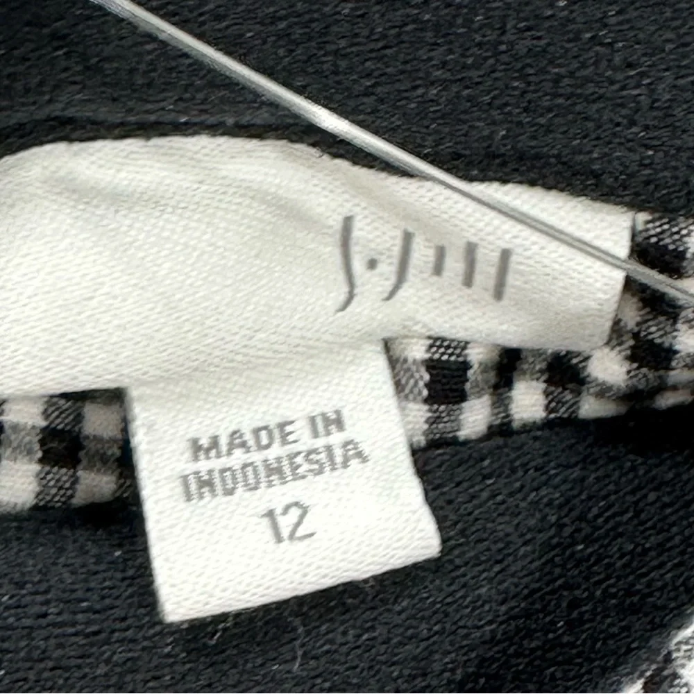 J. Jill Wearever Collection Smooth Fit Slim Leg Houndstooth Pull-On Pants - Picture 6 of 9